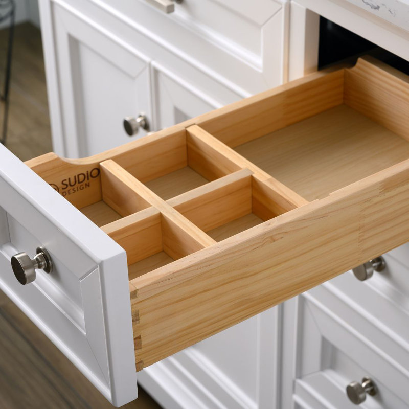 Three Posts™ Currahee 36'' Single Bathroom Vanity with Engineered Stone